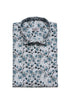 Punekar Cotton White Green Color Printed Pure Cotton Handmade Formal Shirt for Men's. - Punekar Cotton
