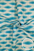 White Blue Color Printed Unstitched Linen Fabric - Punekar Cotton
