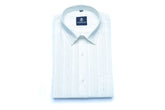 White Color Embroidery Pure Cotton Shirt For Men - Punekar Cotton
