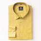 Yellow Color Blend Cotton Shirt For Men - Punekar Cotton