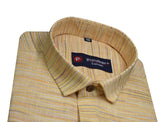 Yellow Color Handmade Shirt For Men's - Punekar Cotton